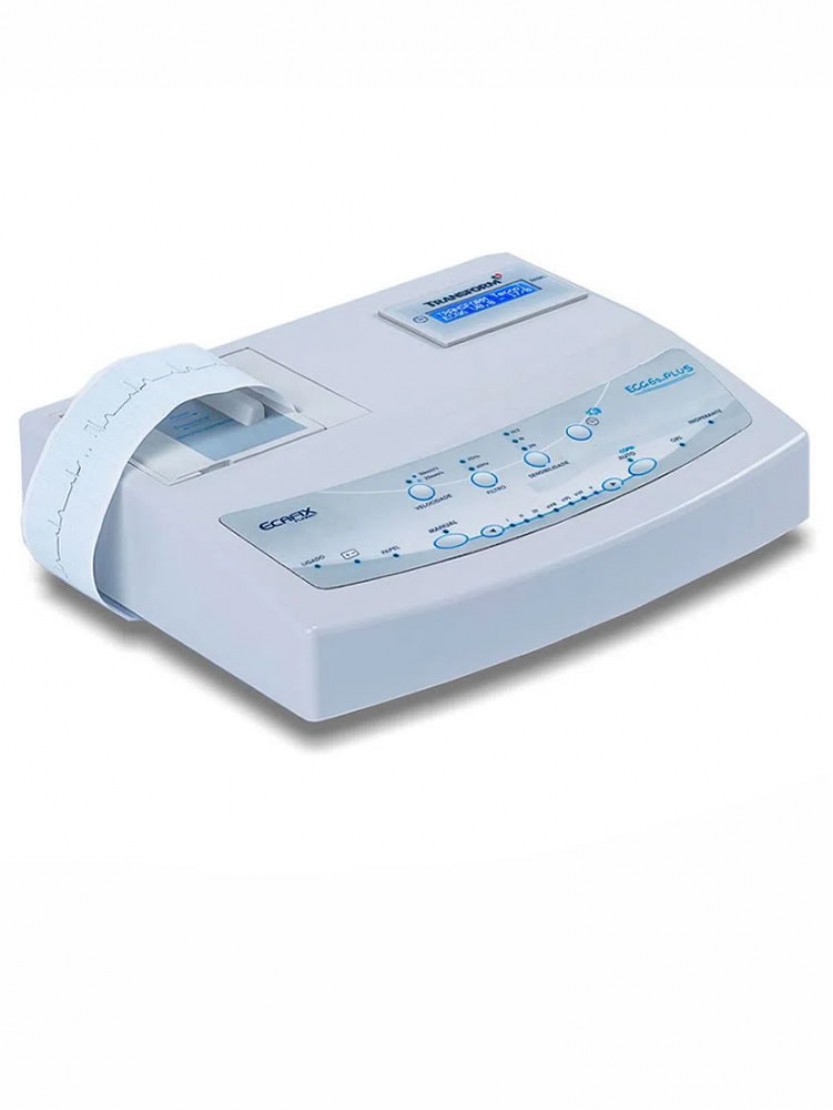 Eletrocardiógrafo ECG-6 Plus com Impressora Térmica popup
